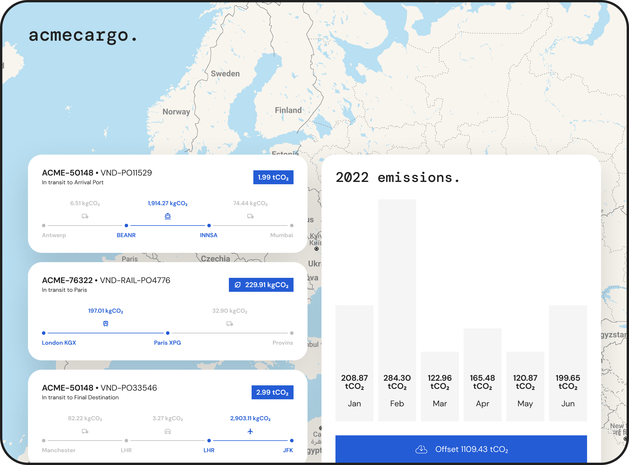 Logistics Dashboard